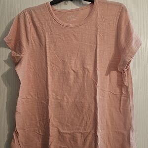 Peach cotton t-shirt